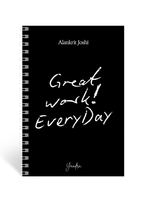 Great work everyday | Black Edition Diary | Daily Planner