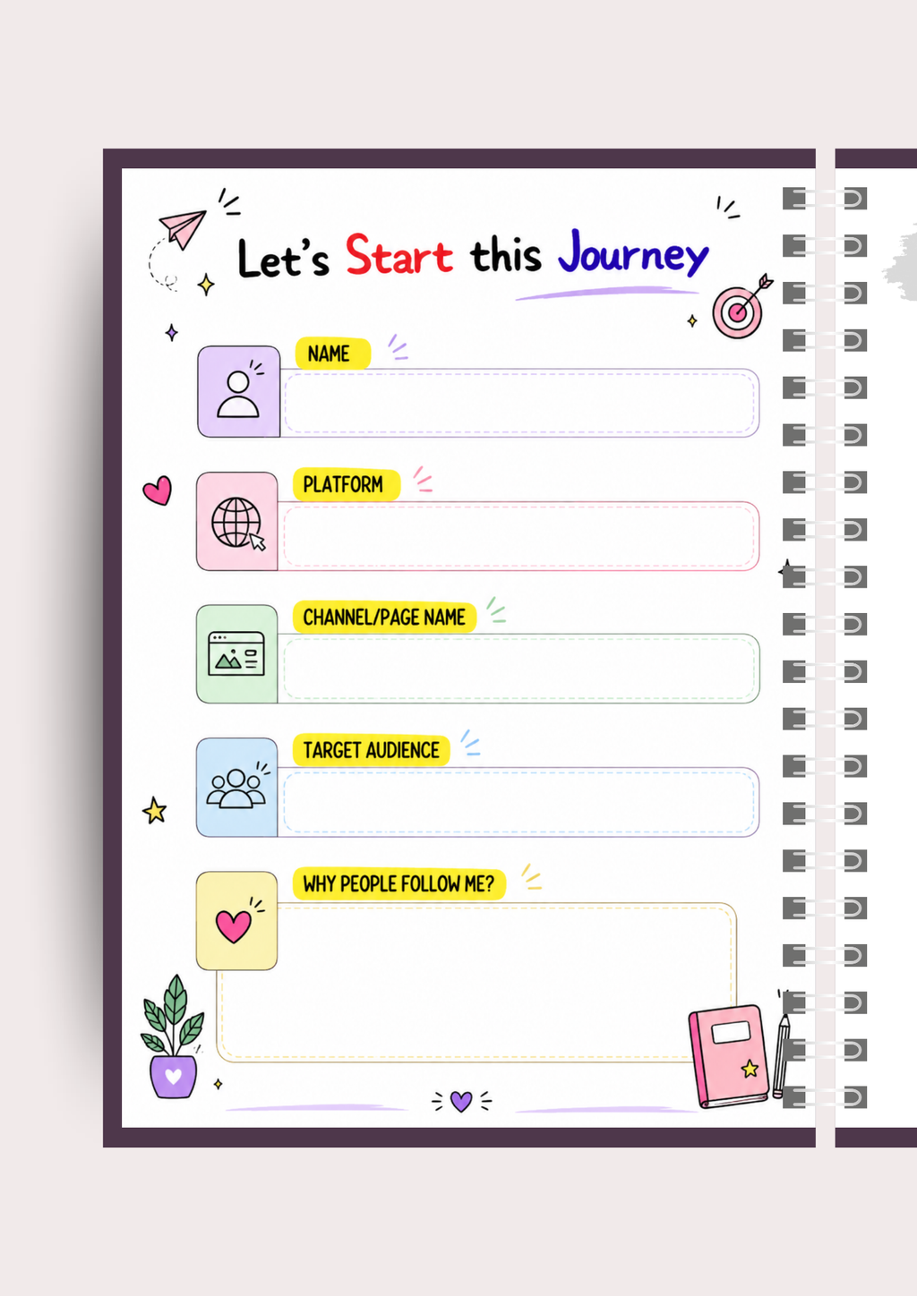 Creator OS 2026 – Content Planner & Growth Journal for Creators & Influencers