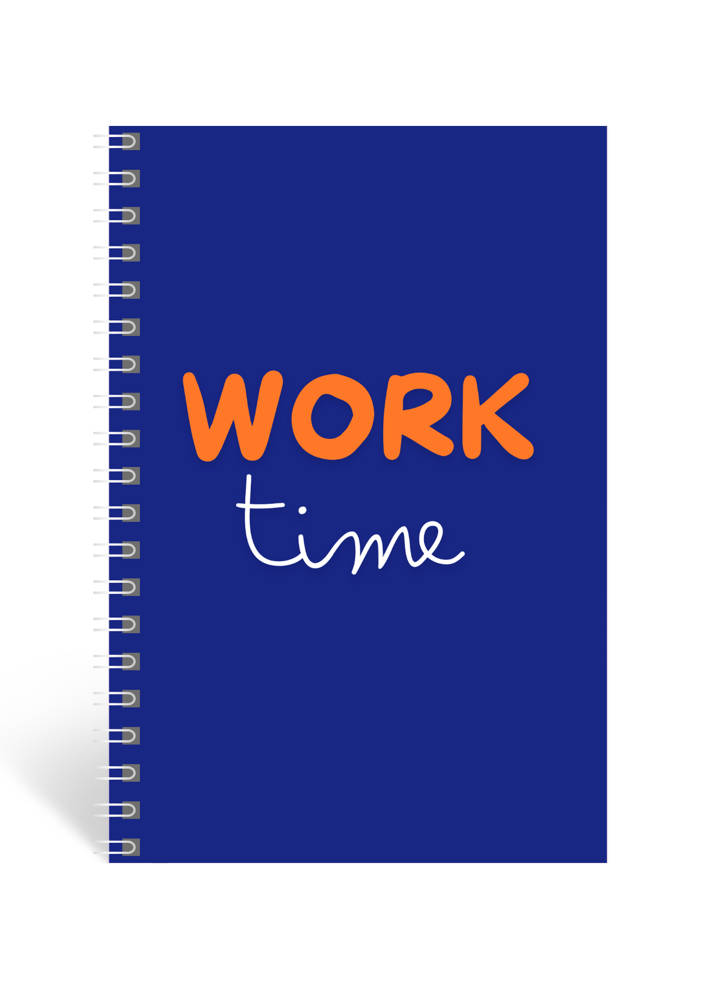 Deep Blue Work Time Planner | Daily Diary
