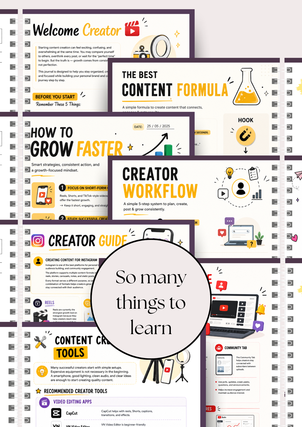 Creator OS 2026 – Content Planner & Growth Journal for Creators & Influencers