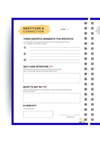 Yellow Blue Solids | Daily Planner