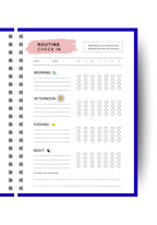 Blue & Pink Gradient Task Planner | Prodcutive Planner